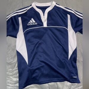 Adidas Kids Dark Blue and White Jersey